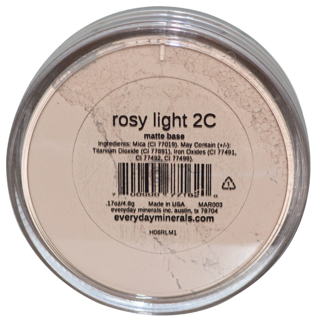 Everyday Minerals, Base Mate, Rosado Leve 2C, 0,17 oz (4,8 g) - Imagem 3