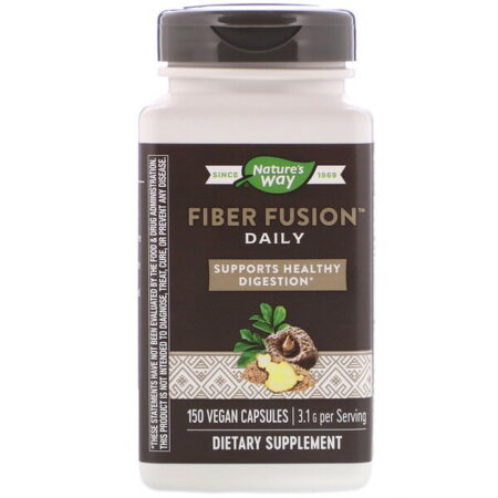 Nature's Way, Fiber Fusion Daily, 3.1 g, 150 Vegan Capsules