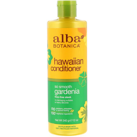 Alba Botanica, Condicionador para os cabelos hidratante Gardenia, 12 fl oz (350 ml)