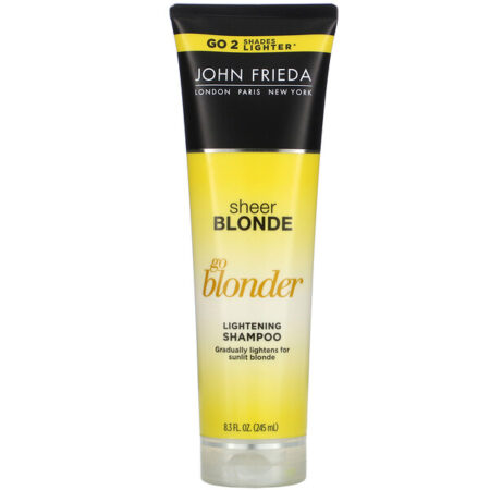 John Frieda, Sheer Blonde, Go Blonder, Shampoo clareador, 245 ml