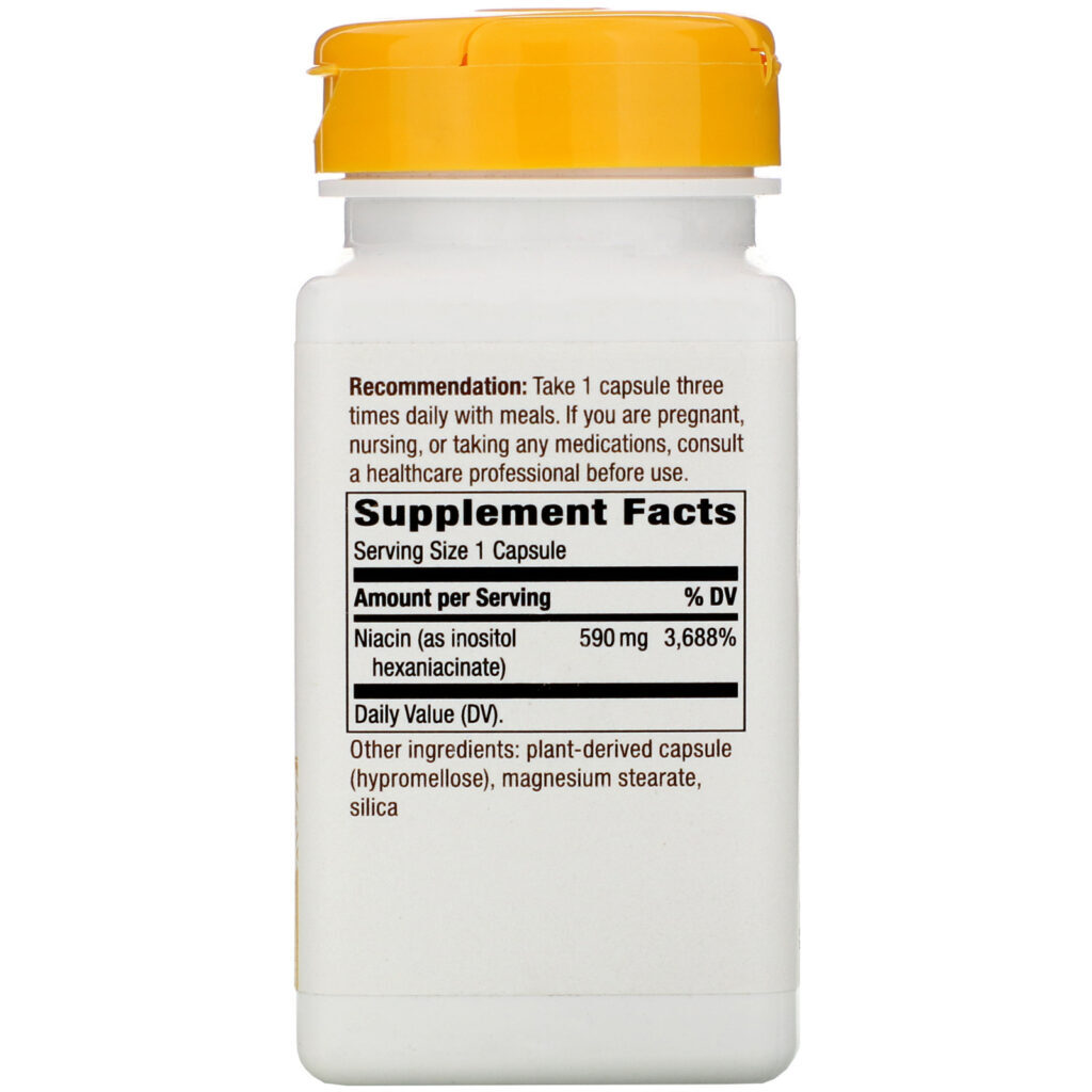 Nature's Way, HexaNiacin, 590 mg, 60 Vegan Capsules - Imagem 2