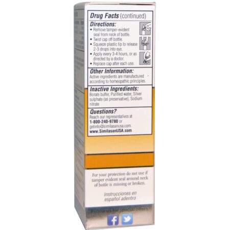 Similasan, Aging Eye Relief, 0.33 fl oz (10 ml) - Image 3