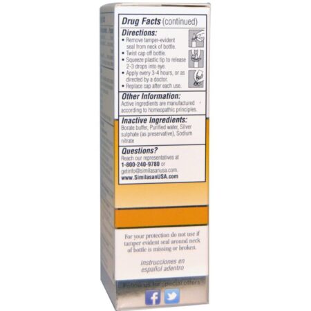 Similasan, Aging Eye Relief, 0.33 fl oz (10 ml) - Imagem 3