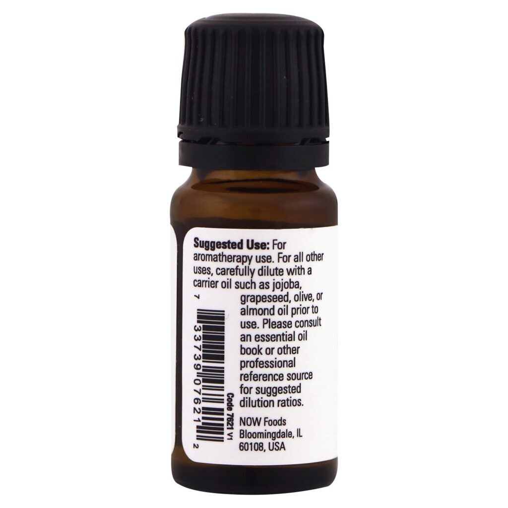 Now Foods, Óleos Essenciais, Camomila, 10 ml (1/3 fl oz) - Imagem 3
