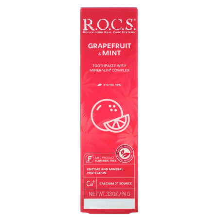 R.O.C.S., Grapefruit & Mint Toothpaste, 3.3 oz (94 g) - Image 2