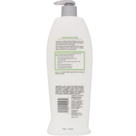 Curel, Loção sem fragrância, alívio para a pele seca e sensível, 20 fl oz (591 ml) - Image 2