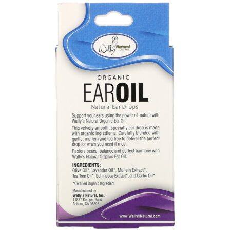 Wally's Natural, Organic Ear Oil, 1 fl oz (30 ml) - Image 3