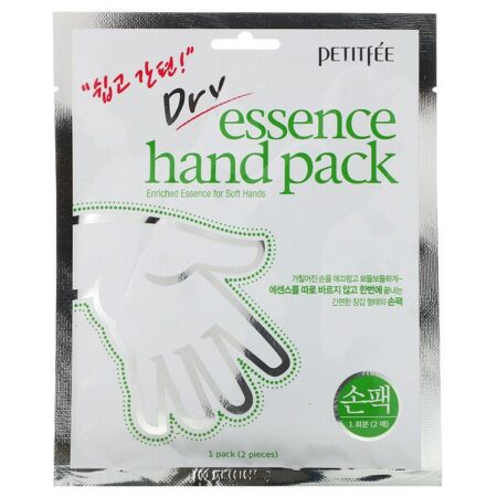 Petitfee, Pacote Dry Essence para as Mãos, 1 Par