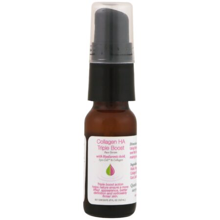 Hyalogic, Soro Facial Triple Boost Colágeno AH, frasco de 0,47 oz (13,5 ml) - Image 3