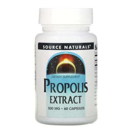 Source Naturals, Extrato de própolis, 500 mg, 60 cápsulas