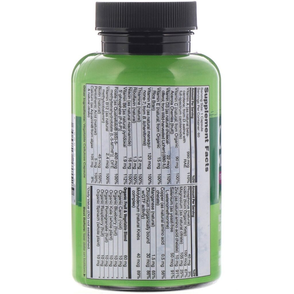 NATURELO, Multivitamínico Diário para Mulheres Acima de 50 Anos, 60 Cápsulas Vegetarianas - Imagem 2