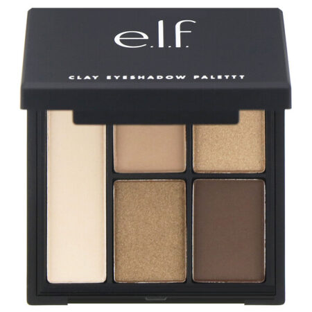 E.L.F., Paleta de Sombra de Argila Caulinita, Necessary Nudes, 0,26 oz (7,5 g)