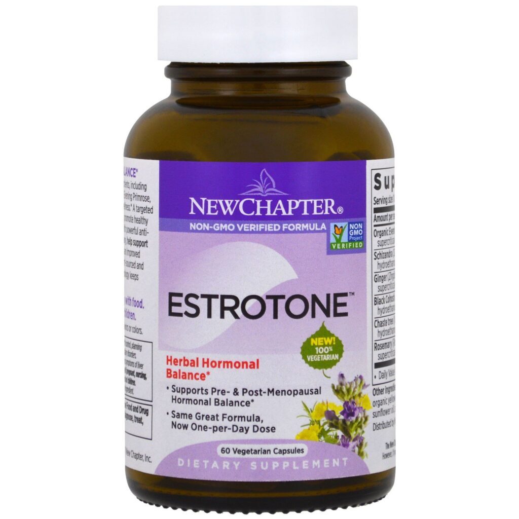 New Chapter, Estrotona, 60 Cápsulas Vegetarianas - Imagem 3