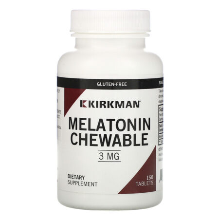 Kirkman Labs, Melatonin Chewable, 3 mg, 150 Tablets