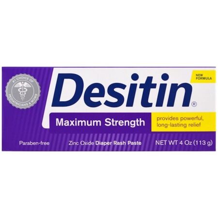 Desitin, Creme para Assaduras, Força máxima, 113 g (4 oz)