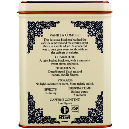 Harney & Sons, Mistura para Chá HT, Chá de Baunilha Comoro, 20 Sachês de Chá, 40 g (1,4 oz) - Imagem 2