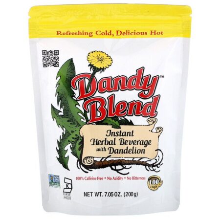 Dandy Blend, Bebida Instantânea de Ervas com Dente-de-Leão, Sem Cafeína, 200 g (7,05 oz)