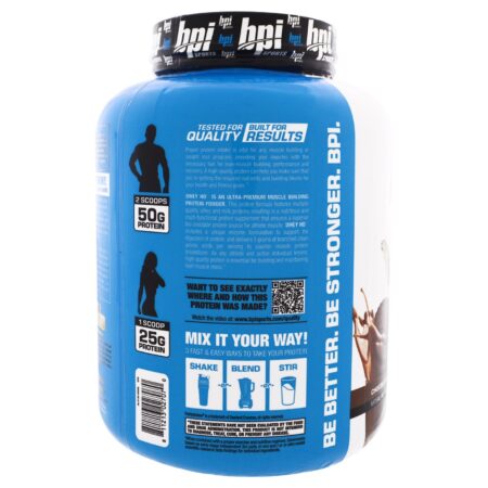 BPI Sports, Whey HD, Whey Protein em Pó Ultra Premium, Biscoito de Chocolate, 1.900 g - Image 3