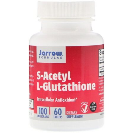 Jarrow Formulas, S-Acetil L-Glutationa, 100 mg, 60 Comprimidos