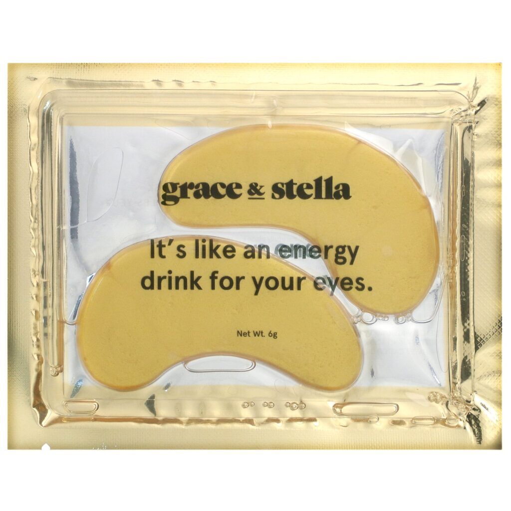 Grace & Stella, Máscaras Antirrugas + Efeito Energizante para os Olhos, 12 Pares - Imagem 3