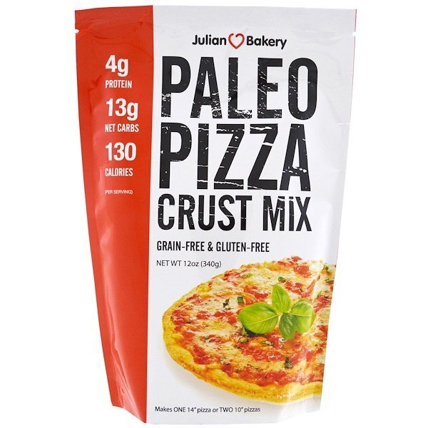 Julian Bakery, Mistura para Crosta de Pizza Paleo, 12 oz (340 g)