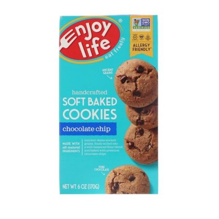 Enjoy Life Foods, Biscoitos Assados macios, Chip de Chocolate, 6 oz (170 g)