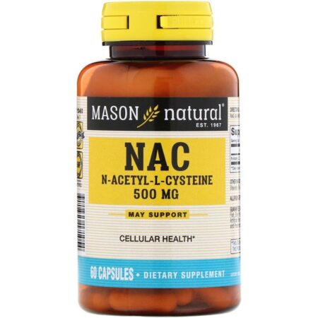 Mason Natural, N-acetilcisteina, 60 Cápsulas