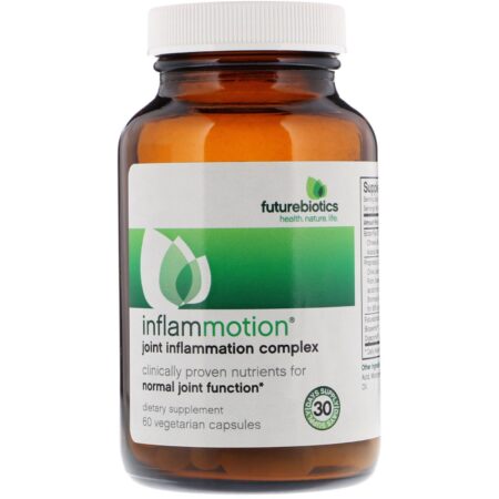 FutureBiotics, InflamMotion, Complexo para Inflamação nas Articulações, 60 Cápsulas Vegetais - Image 3