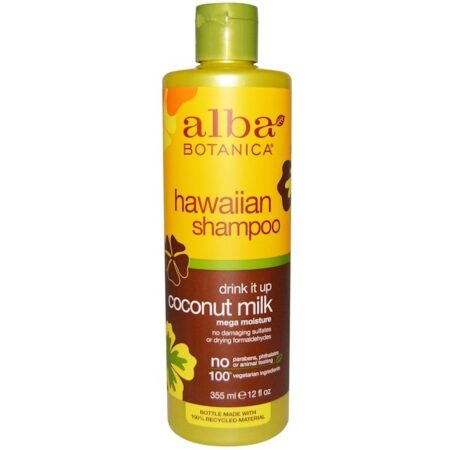 Alba Botanica, Shampoo de Leite de Coco Drink it Up, 12 fl oz (355 ml)