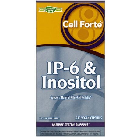 Nature's Way, Cell Forté, IP-6 e Inositol, 240 Cápsulas Vegetais