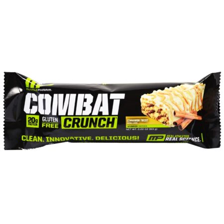 MusclePharm, Combat Crunch, Twist de Canela, 12 Barras, 63 g Cada - Image 4