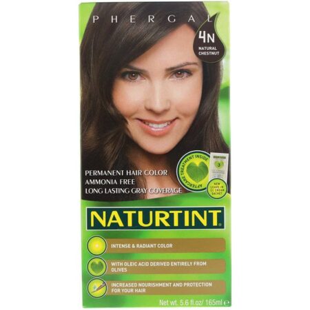 Naturtint, Permanent Hair Color, 4N, Natural Chestnut,6,5 fl oz (165 ml)