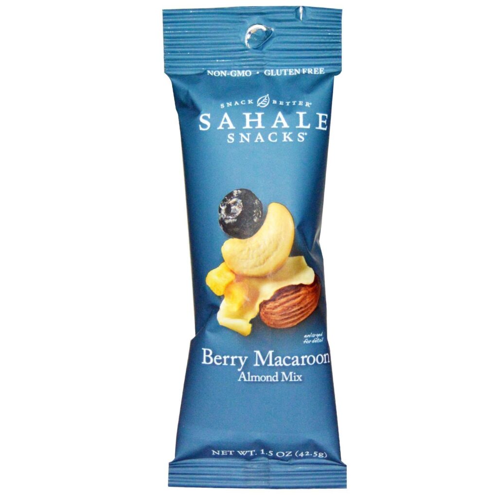 Sahale Snacks, Mix de Amêndoa e Berry inspirado em Macaroons, 9 pacotes, 1,5 oz (42,5 g) cada - Imagem 3