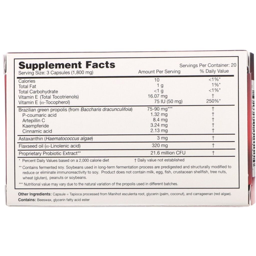 Dr. Ohhira's, Propolis Plus, 60 Capsules - Imagem 2