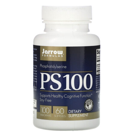 Jarrow Formulas, PS100, Fosfatidilserina, 100 mg, 60 cápsula