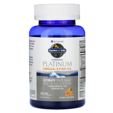 Minami Nutrition, Platinum, Óleo de Peixe Ômega-3, Sabor Laranja, 60 Cápsulas Softgel - Image 3