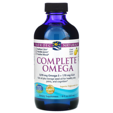 Nordic Naturals, Complete Omega, Limão, 8 fl oz (237 ml)