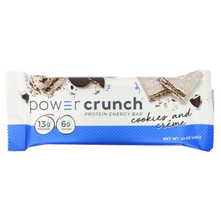 BNRG, Power Crunch Protein Energy Bar, Original, Cookies e Crème, 12 Barrinhas, 40 g (1,4 oz) Cada - Image 4