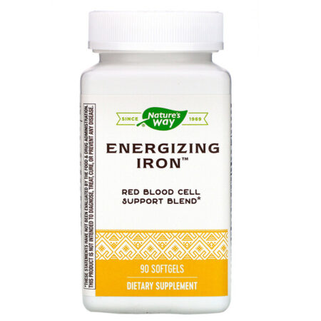 Nature's Way, Energizing Iron, 90 Softgels