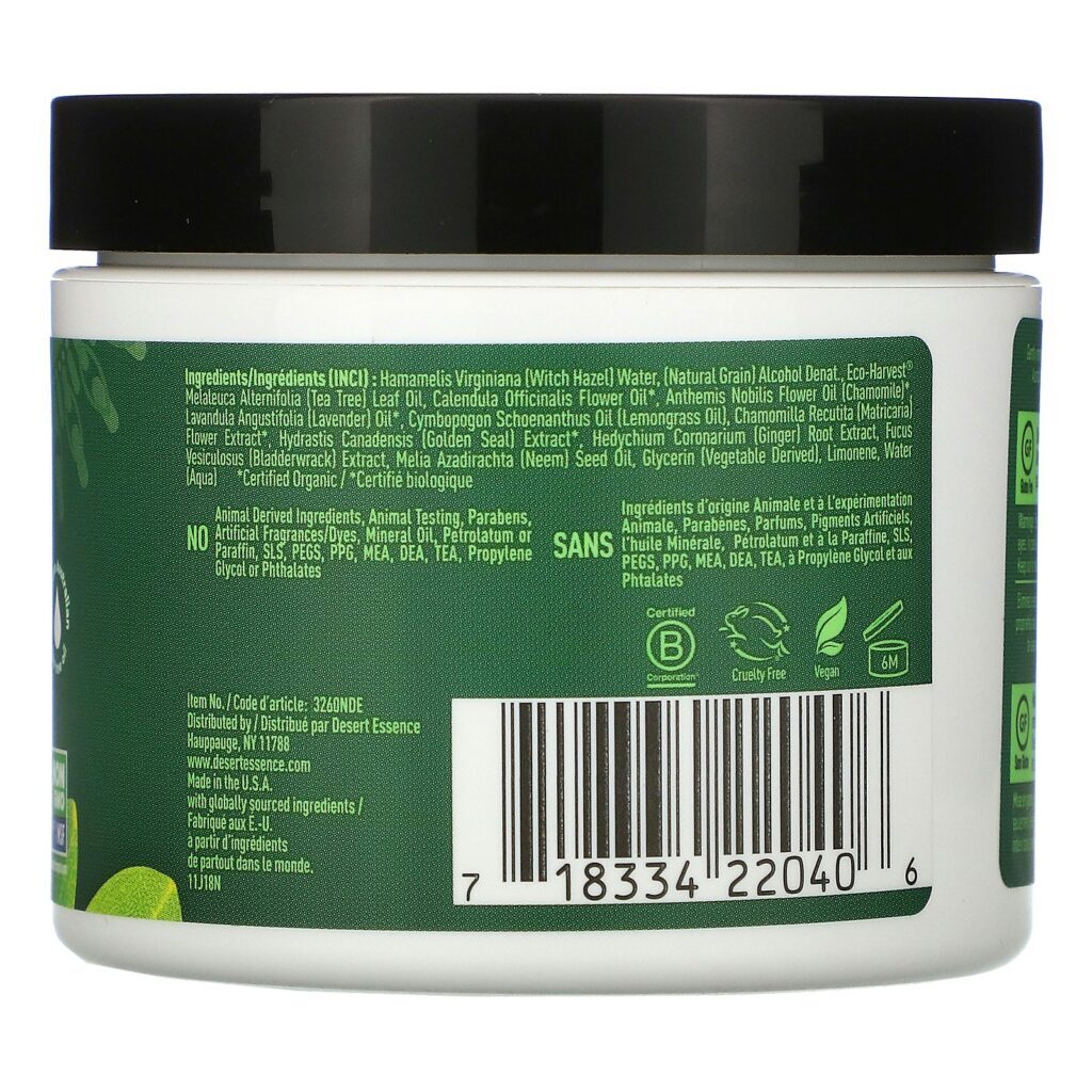 Desert Essence, Almofadas de limpeza facial diárias, 50 almofadas - Imagem 2