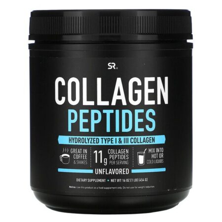 Sports Research, Peptídeos de Colágeno, Sem Sabor, 454 g (16 oz)