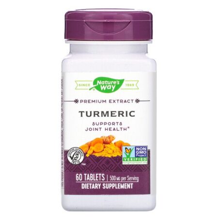 Nature's Way, Premium Extract, Turmeric, 500 mg , 60 Tablets