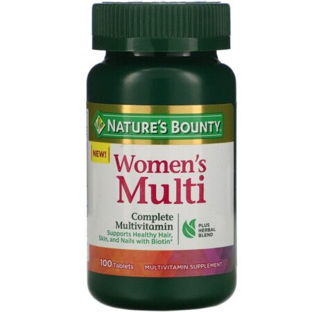 Nature's Bounty, Women's Multi, Multivitamínico Completo, 100 Comprimidos