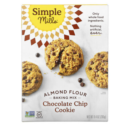 Simple Mills, Almond Flour Baking Mix, Chocolate Chip Cookie, 9.4 oz (265 g)