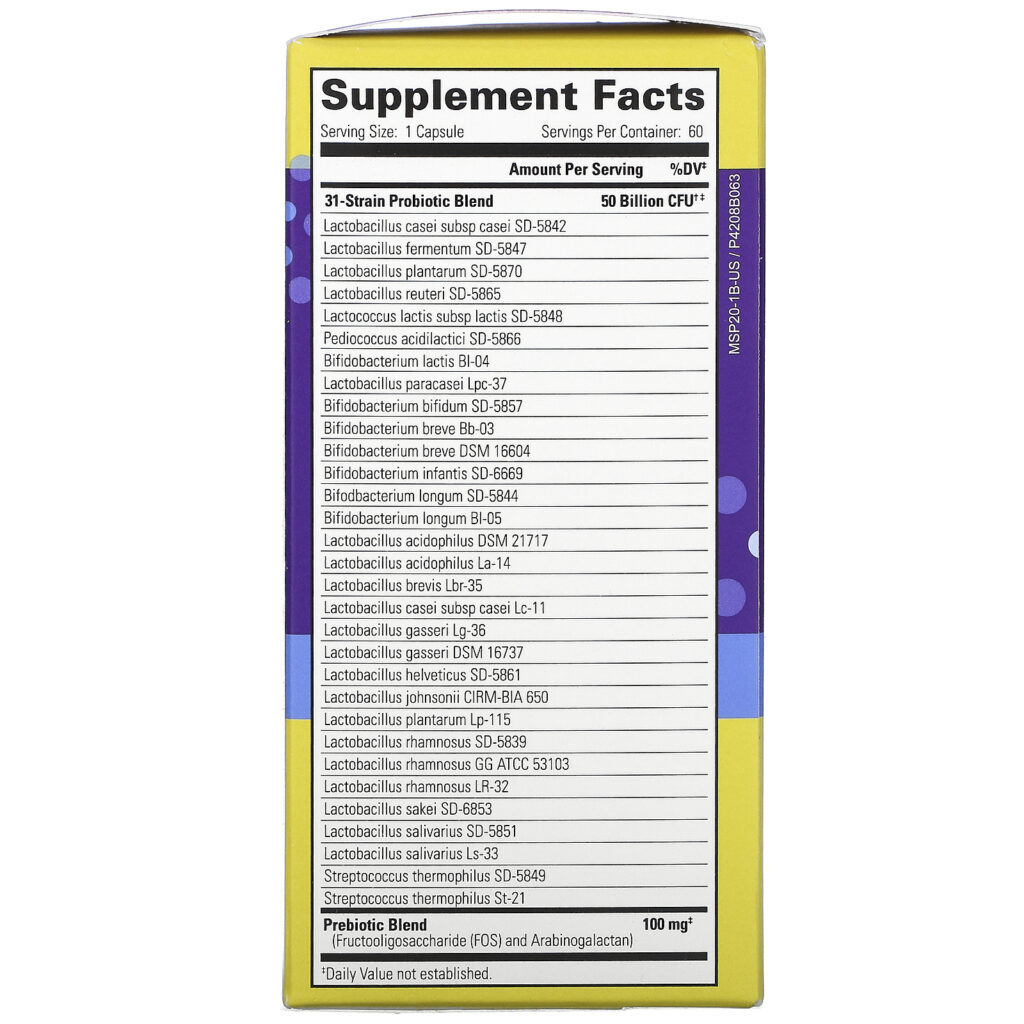 InnovixLabs, Multi-Strain Probiotic, 50 Billion, 60 Delayed-Release Capsules - Imagem 2