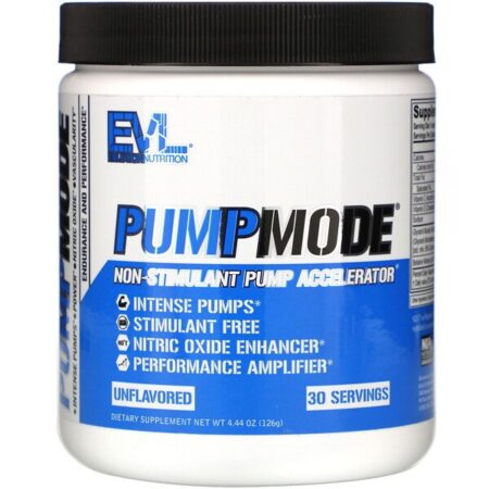 EVLution Nutrition, PumpMode, Non-Stimulant Pump Accelerator, 4.44 oz (126 g)