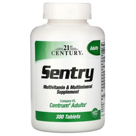 21st Century, Sentry, Suplemento Multivitamínico e Multimineral, 300 Comprimidos