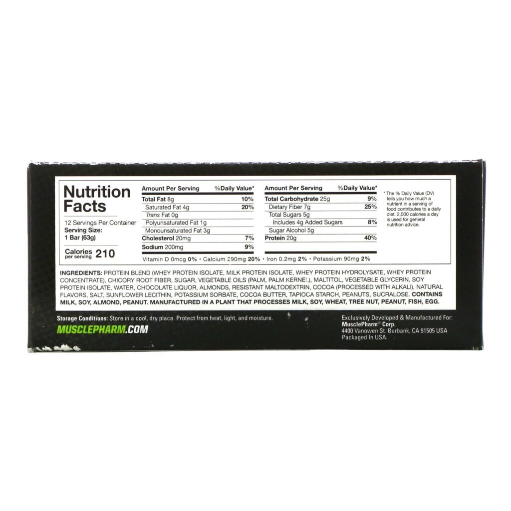 MusclePharm, Combat Crunch, Double Stuffed Cookie Dough, 12 Bars, 2.22 oz (63 g) Each - Imagem 4