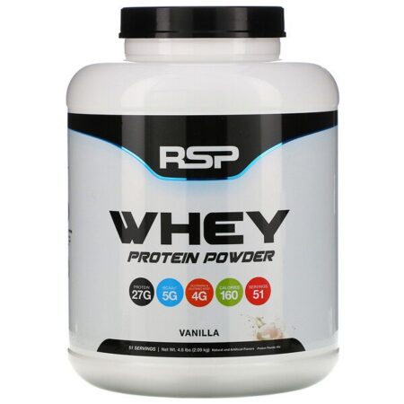 RSP Nutrition, Whey Protein Powder, Baunilha, 2,09 kg (4,6 lb)