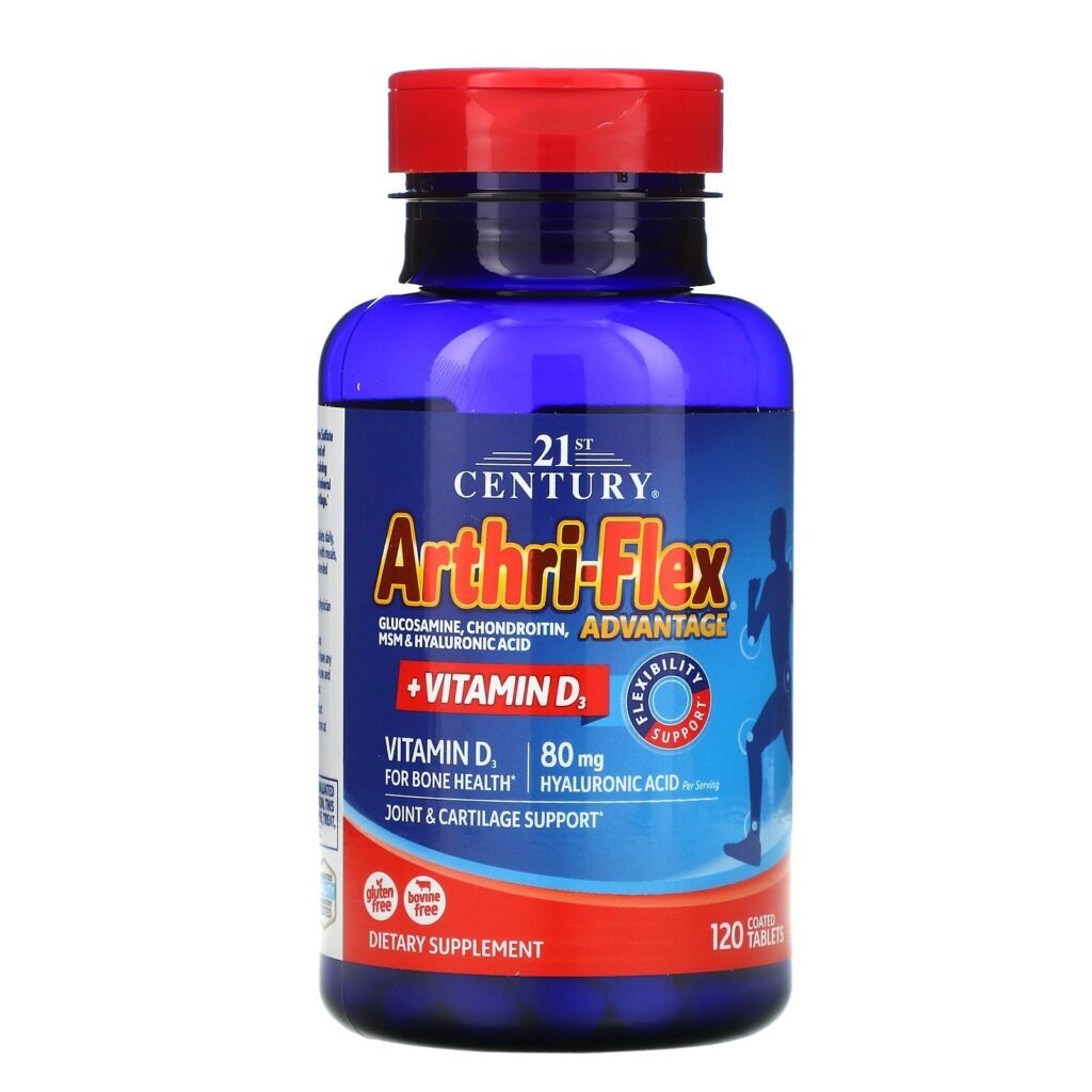 21st Century, Arthri-Flex Advantage, + Vitamina D3, 120 Comprimidos Revestidos - Imagem 3
